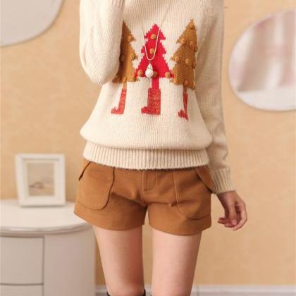 3d Balls Christmas Tree Pullover Sweater